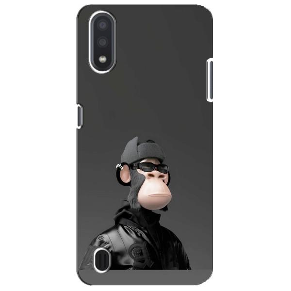 Чехлы с Обезьянами NFT для Sansung Galaxy M01 Core (A013F) (AlphaPrint) – стильная обезьяна NFT