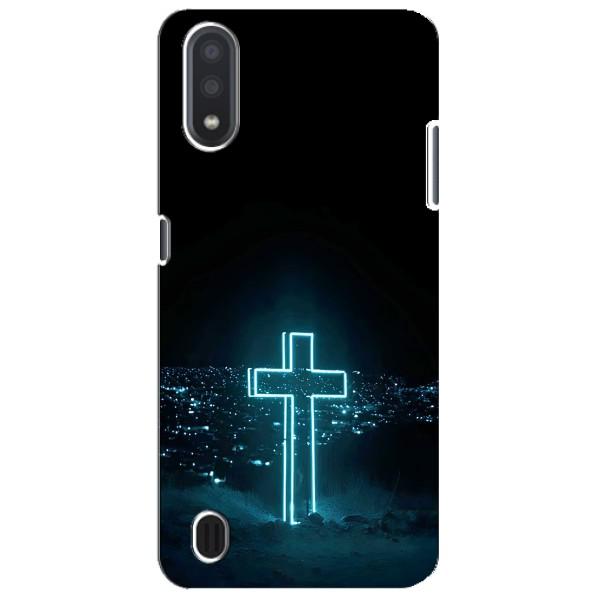 Християнські Чохли для Sansung Galaxy M01 Core (A013F) (AlphaPrint) – Хрест і місто