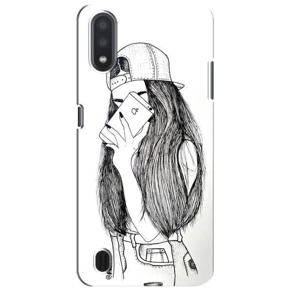 Чехол с печатью для Sansung Galaxy M01 Core (A013F) - (Мода) (AlphaPrint) – Фото девочки