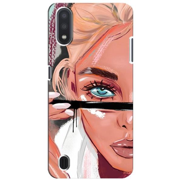 Чехол с печатью для Sansung Galaxy M01 Core (A013F) - (Мода) (AlphaPrint) – Макияж