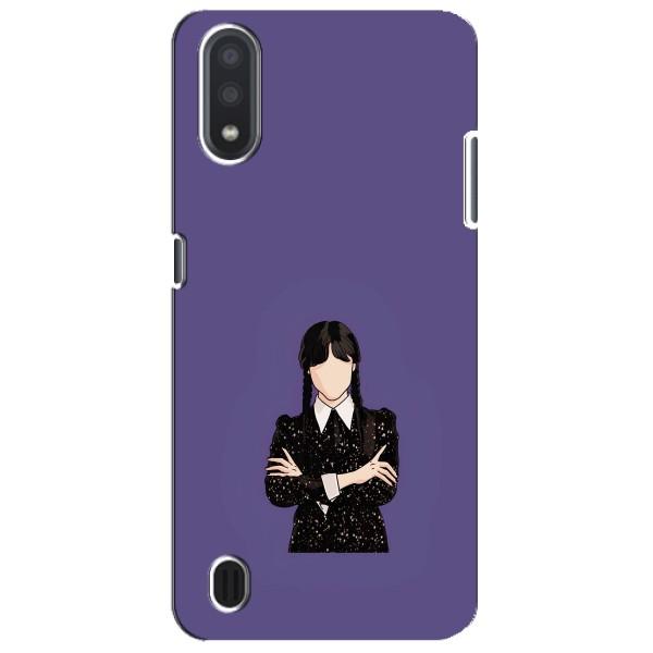 Чохли Венсдей на Sansung Galaxy M01 Core (A013F) Уенсдей (AlphaPrint) – Венздей у чорному