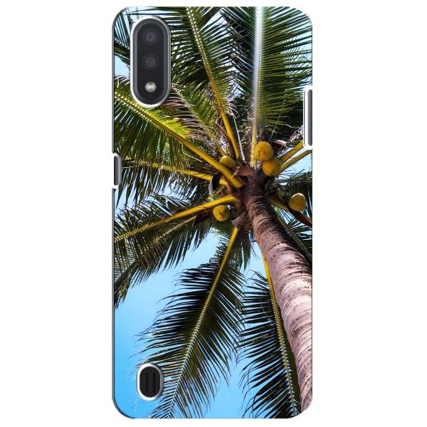 Силиконовый чехол с КАРТИНКАМИ лето для Sansung Galaxy M01 Core (A013F) (AlphaPrint) – Пальма