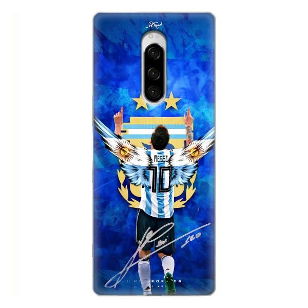 Чехлы для Sony Xperia 1 (Leo чемпион) (AlphaPrint) – Месси сборная