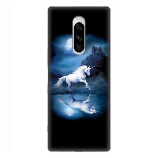 Чехол для Сони Хпериа 1 - (Единорожки - Новинки) (AlphaPrint) – Единорог