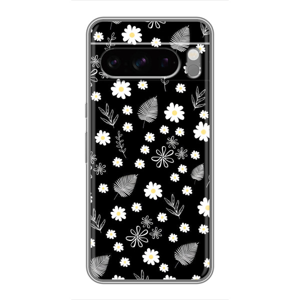 Чехлы с тематикой "ЦВЕТЫ" на Sony Xperia 10 VII – цветение на чорном