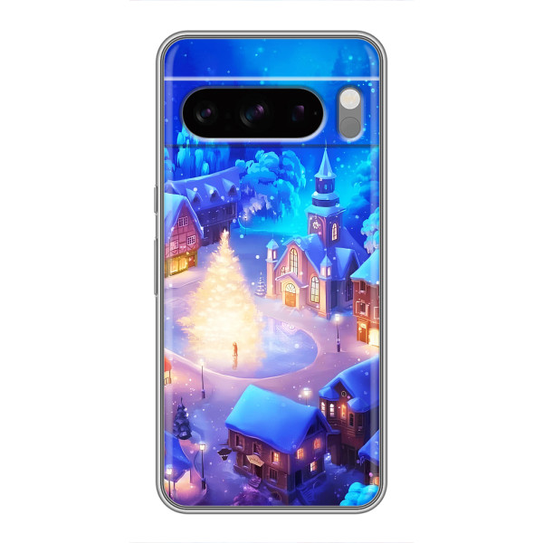 Рождественские Чехлы для Sony Xperia 10 VII (VPrint) – Рождественский город