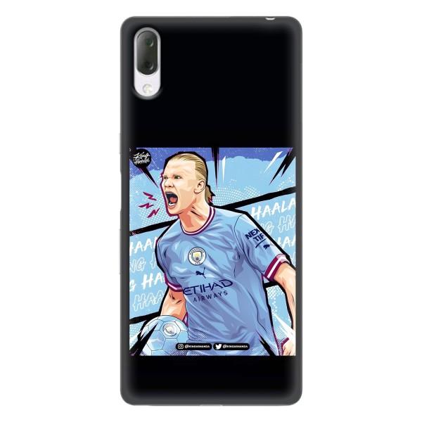 Чехлы с футболистом Ерлинг Холанд для Sony Xperia L3 (AlphaPrint) – гол Эрлинг Холланд