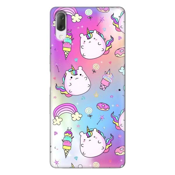 Чехол Unicorn на Sony Xperia L3 – Радуга и Единорог