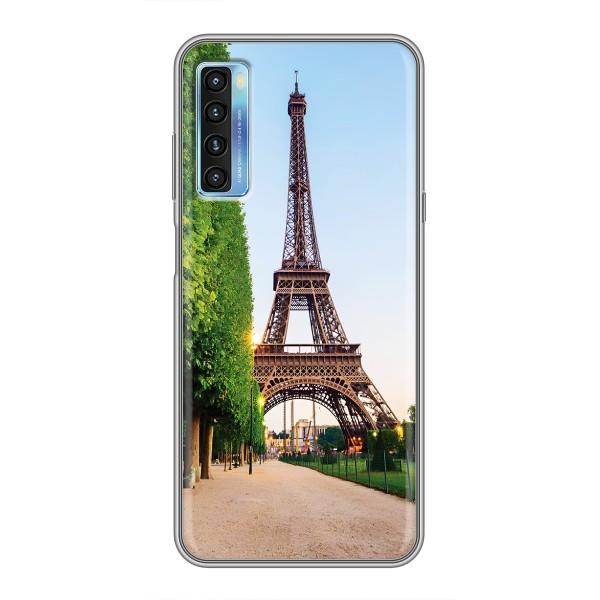 Чехол Эйфелева Башня для TCL 20L - (AlphaPrint) – Дорога в Париж