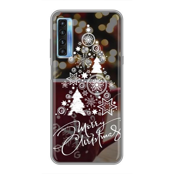 Рождественские Чехлы для TCL 20L (VPrint) – Елочка узорная