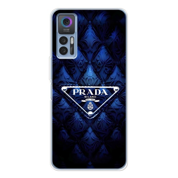Чохол (Dior, Prada, YSL, Chanel) для TCL 30 Plus – Прада