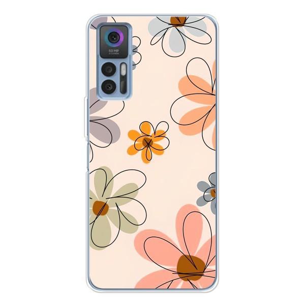 Чохол з квітковим принтом на 30 Плюс – Кольорові квіти