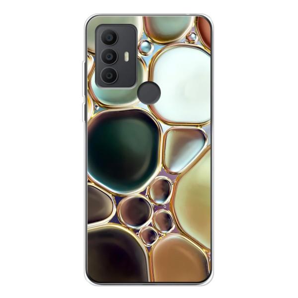 Мраморний чехол на TCL 30 SE (VPrint) – Радужний Мрамор