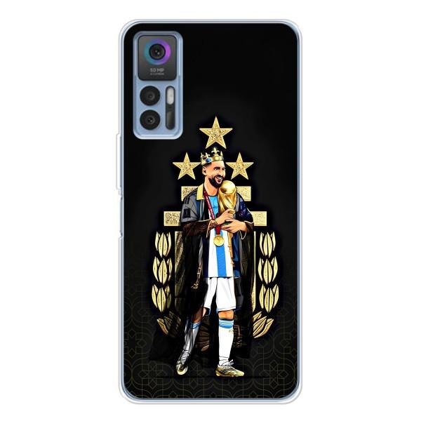 Чехлы для TCL 30 (Leo чемпион) (AlphaPrint) – Месси Король