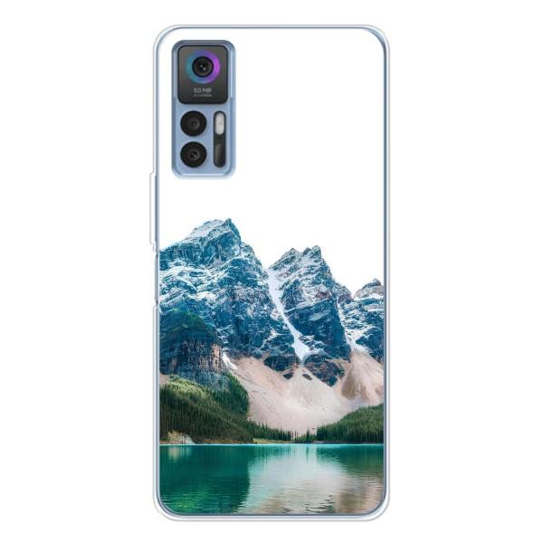 Силиконовый чехол с КАРТИНКАМИ лето для TCL 30 (AlphaPrint) – Гори