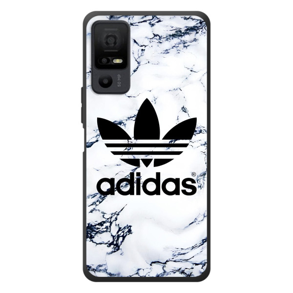 Чохли Адидас для TCL 40 NxtPaper 5G (AlphaPrint) – Адідас на мраморі