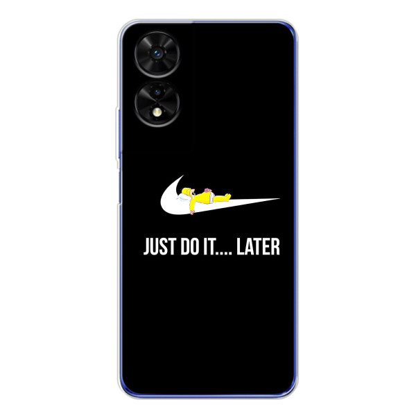Чехол с логотипом Найк на TCL 505 – Nike just do it