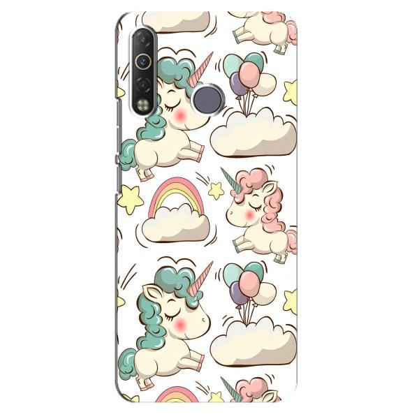 Чехол для Техно Камон 12 Ейр - (Единорожки - Новинки) (AlphaPrint) – Единорожки