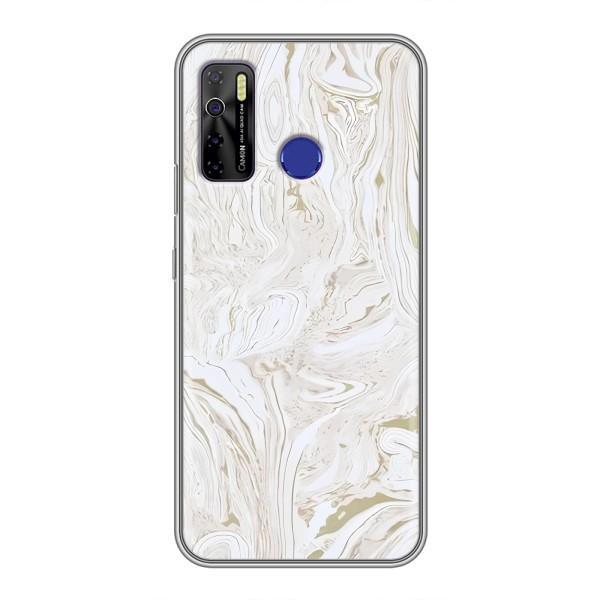Мраморний чехол на TECNO Camon 15 Air (VPrint) – Білий мрамор
