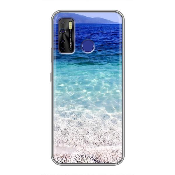 Силиконовый чехол с КАРТИНКАМИ лето для TECNO Camon 15 Air (AlphaPrint) – Море