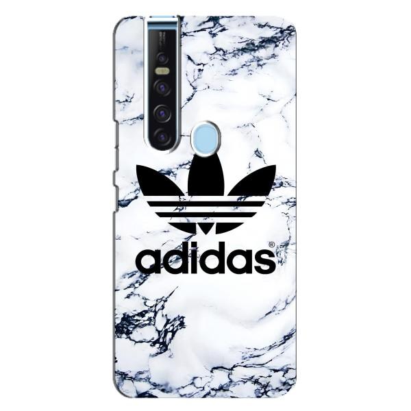 Чехлы Адидас для TECNO Camon 15 Pro (AlphaPrint) – Адидас на мраморе