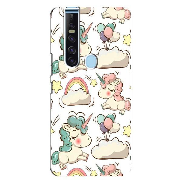 Чохол для ТЕКНО Камон 15 Про - (Єдинорожки - Новинки) (AlphaPrint) – Єдиноріжки