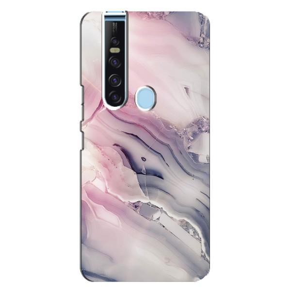 Мраморный чехол на TECNO Camon 15 Pro (VPrint) – Пурпурный Мрамор