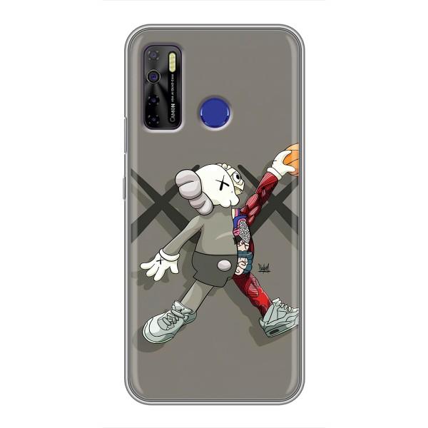 Чехлы для TECNO Camon 15 - Bearbrick Louis Vuitton (PREMIUMPrint) – Беарбрик Джордан