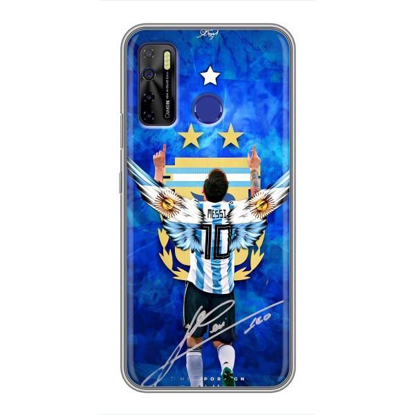 Чехлы для TECNO Camon 15 (Leo чемпион) (AlphaPrint) – Месси сборная