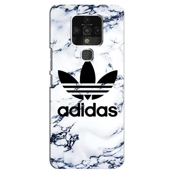 Чехлы Адидас для TECNO Camon 16 Pro (AlphaPrint) – Адидас на мраморе