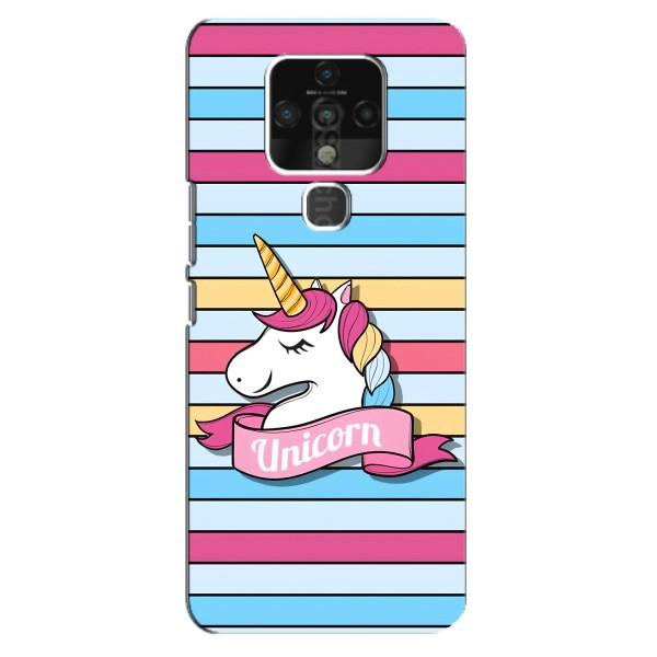 Чехол для Техно Камон 16 Про - (Единорожки - Новинки) (AlphaPrint) – Unicorn
