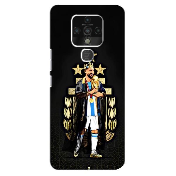 Чехлы для TECNO Camon 16 (Leo чемпион) (AlphaPrint) – Месси Король