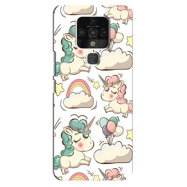 Чехол для Техно Камон 16 - (Единорожки - Новинки) (AlphaPrint) – Единорожки