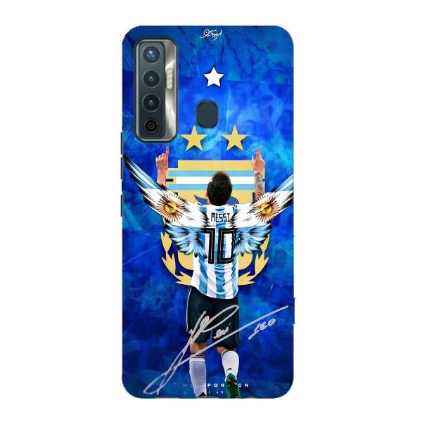 Чехлы для TECNO Camon 17 (Leo чемпион) (AlphaPrint) – Месси сборная