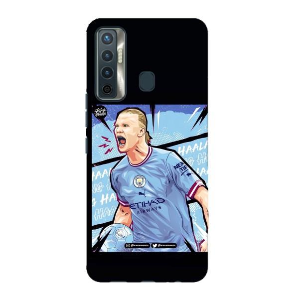 Чехлы с футболистом Ерлинг Холанд для TECNO Camon 17 (AlphaPrint) – гол Эрлинг Холланд