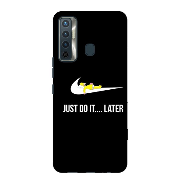 Чехол с логотипом Найк на TECNO Camon 17 – Nike just do it