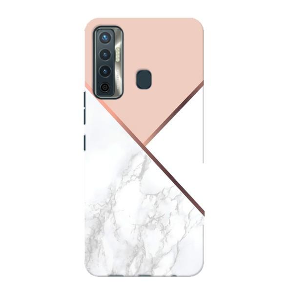 Мраморный чехол на TECNO Camon 17 (VPrint) – Тройной мрамор