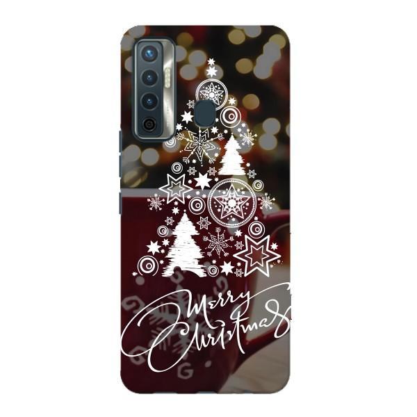 Рождественские Чехлы для TECNO Camon 17 (VPrint) – Елочка узорная