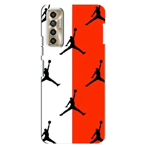 Чехлы для TECNO Camon 17P (CG7n) - с картинкой JORDAN (AlphaPrint) – Лого Джордан