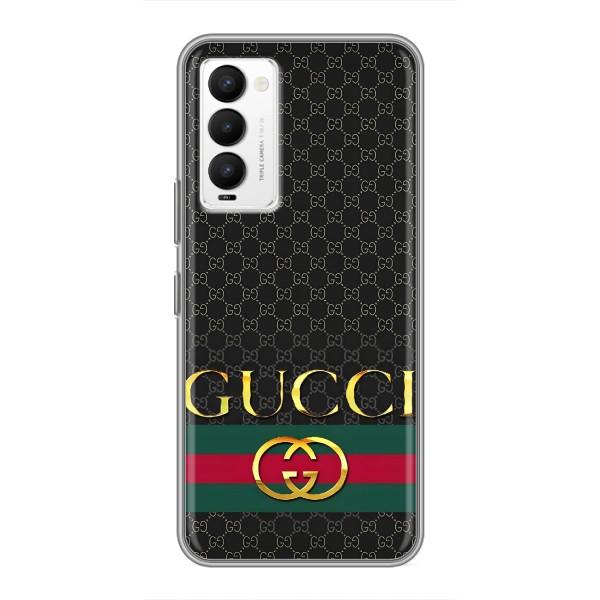 Чехлы ГУЧЧИ для Техно Камон 18 / Камон 18п (AlphaPrint) – Gucci оригинал