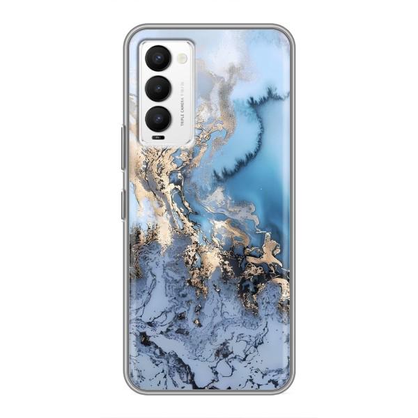 Мраморный чехол на Tecno Camon 18 / Camon 18P (VPrint) – Нежный мрамор