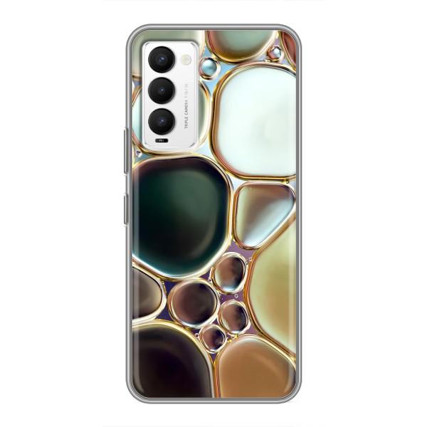 Мраморный чехол на Tecno Camon 18 / Camon 18P (VPrint) – Радужный Мрамор