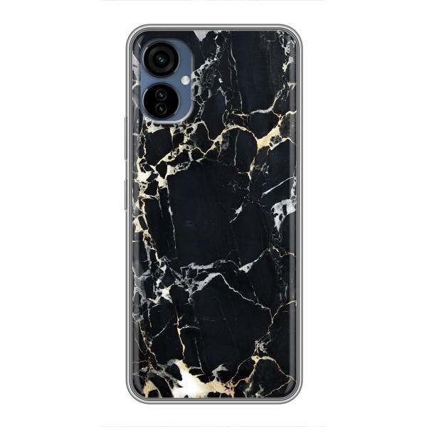 Чехол с текстурой Мрамора на Техно Камон  19 нео – Чёрный мрамор