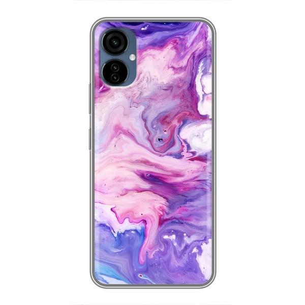 Чехлы с тематикой "Мрамор" на Техно Камон  19 нео – Фиолетовый мрамор