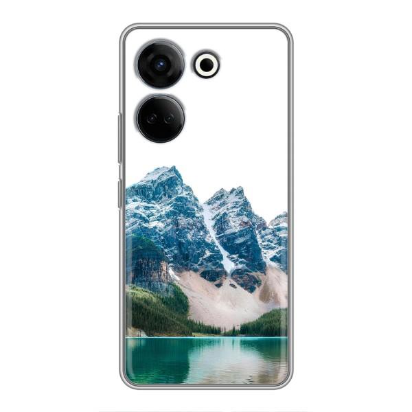 Силиконовый чехол с КАРТИНКАМИ лето для Tecno Camon 20 Pro (AlphaPrint) – Гори