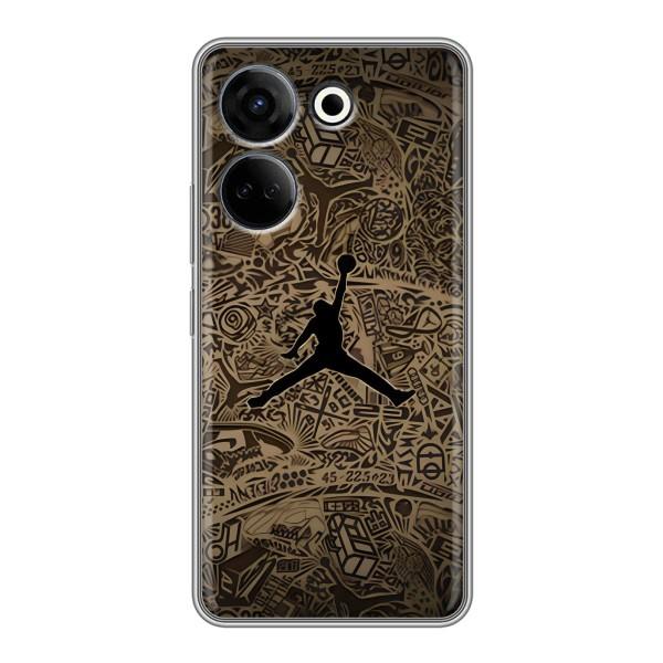 Чехлы для Tecno Camon 20 - с картинкой JORDAN (AlphaPrint) – Logo Jordan