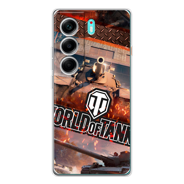 Чехлы с тематикой Киберспорт для TECNO Camon 40 (VPrint) – World of Tanks