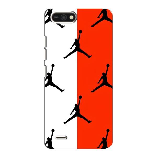 Чехлы для TECNO POP 2F - с картинкой JORDAN (AlphaPrint) – Лого Джордан