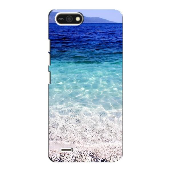 Силиконовый чехол с КАРТИНКАМИ лето для TECNO POP 2F (AlphaPrint) – Море