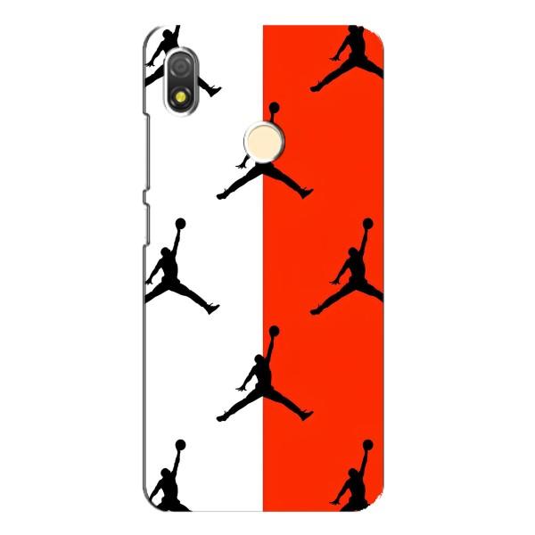 Чехлы для TECNO POP 3 - с картинкой JORDAN (AlphaPrint) – Лого Джордан